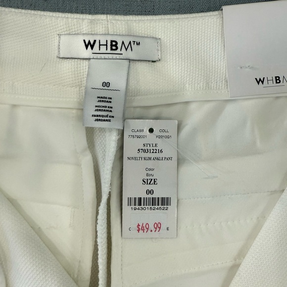 White House Black Market Novelty Slim Ankle Pants - Picture 3 of 4